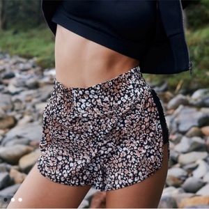 FP MOVEMENT- free people- Shorts- leopard cheetah print- sz S